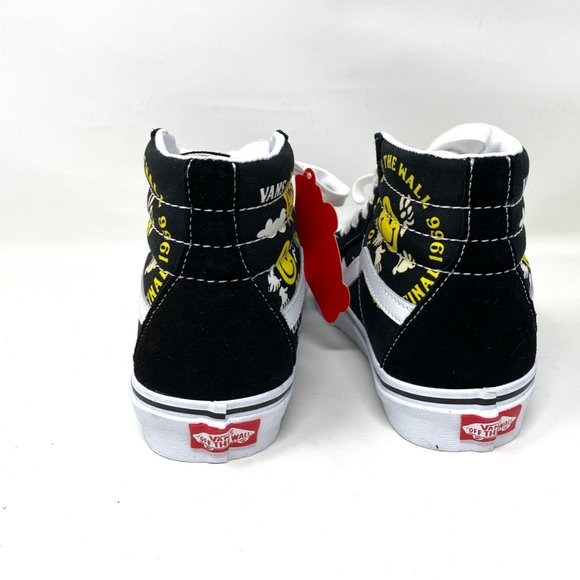 VANS Women's Size 7.5 VN0A5HXV936 SK8-Hi Better Day Anaheim Black Canvas Sneaker - Picture 7 of 11